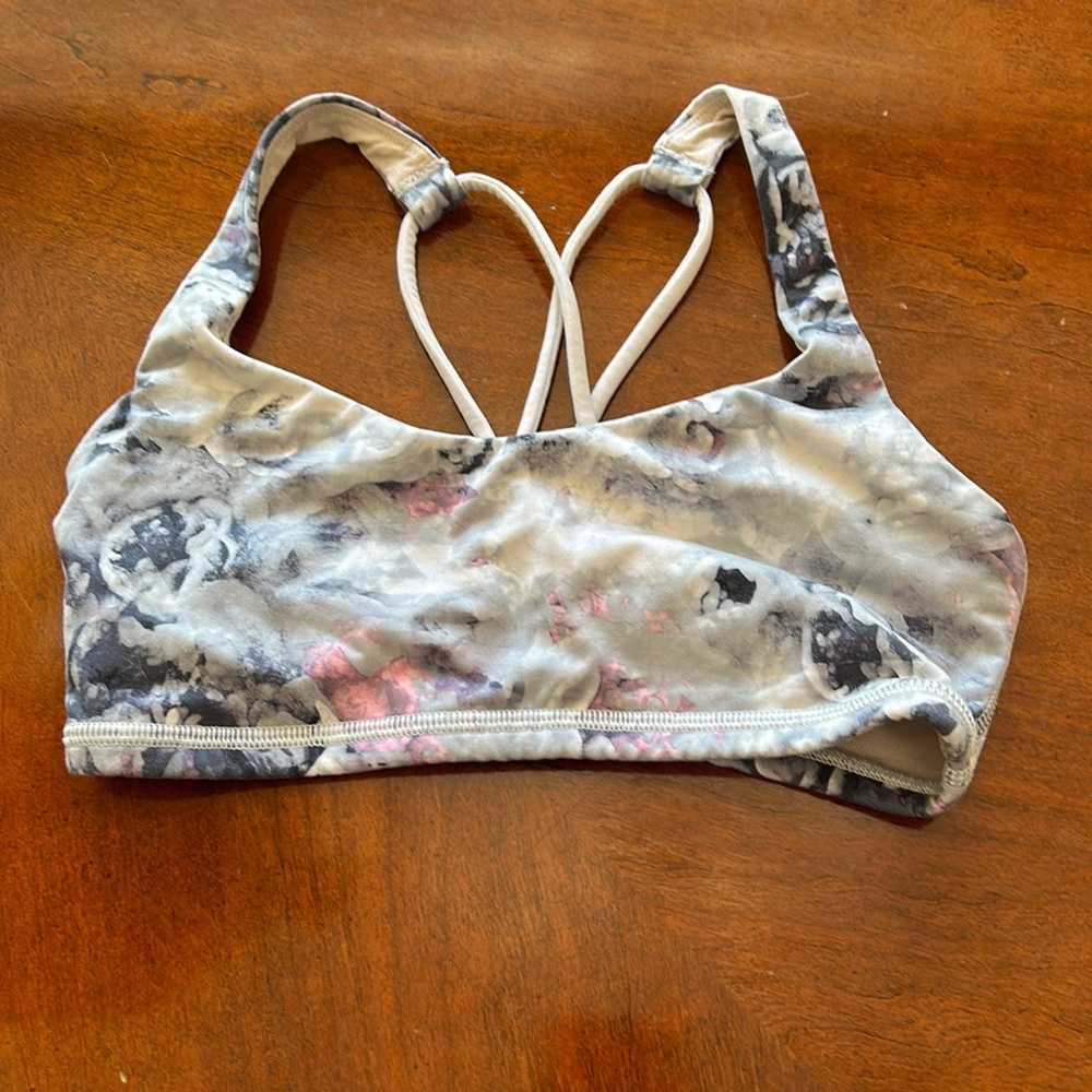 Lululemon, sports bra, XS, purple, and pink